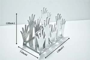 Porte-revues en métal artisanal de qualité supérieure, élégant, sur pied, pour la décoration de la maison, en vente - Product Image 3