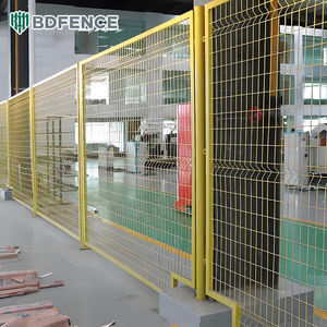 Clôture de sécurité pour atelier, personnalisable, <span class=keywords><strong>détachable</strong></span>, soudure sans soudure, galvanisée, revêtement en poudre, barrières de sécurité - Product Image 2