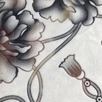 Tissu en polyester DTY 100 % fibre de polyester, tissu FDY gaufré floral, tissu textile pour rideaux, vente en gros d'usine