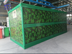 Contenedor plegable prefabricado duradero para el hogar con paneles de sándwich de EPS/PU para una vida asequible, oficina o uso en campamentos de alivio - Product Image 6