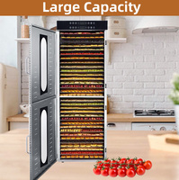 Déshydrateur Commercial Double à 32 Plateaux pour Fruits et Légumes, Haute Efficacité, Grande Capacité, pour la Transformation Alimentaire