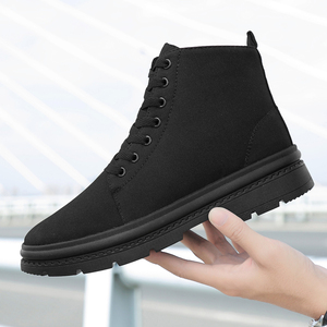 Automne et hiver chaussures pour hommes mode coréenne baskets hommes décontracté Gaobang tissu hauteur augmentant semelle intérieure 8cm bottes - Product Image 3
