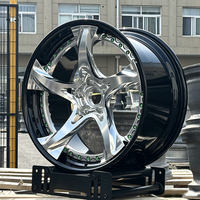 Jantes forgées sur mesure 5*112 5*114.3 5*120 Deep-Dish 20 21 22 Noir Argent Chromé Poli en Alliage d'Aluminium pour M3 M4 G30 C63 E63