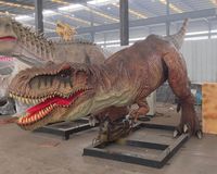 Modèle de dinosaure réaliste avec servomoteur, tyrannosaure animatronique en silicone et caoutchouc, dinosaures faits à la main pour exposition en parc