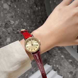 Reloj de Lujo de Alta Calidad con Movimiento de Cuarzo, Correa de Cuero de Cocodrilo, Espejo de Zafiro, Bisel con Incrustaciones de Diamantes, Resistente al Agua - Product Image 3