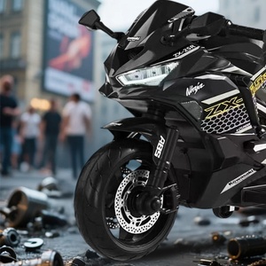 Moto électrique pour enfants de grande taille 12v avec lumières cool, moto électrique pour enfants - Product Image 6