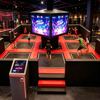 Pantalla Interactiva para Fiestas Bounce Party, Juego de Trampolín con Pantalla Grande HD, Sensor de Movimiento, Bounce Meteor Arcade para Parque de Trampolines