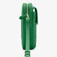 Portefeuille de téléphone portable en cuir léger pour femme, avec logo personnalisé, pour les voyages quotidiens, mode décontractée, avec fermeture éclair, en polyester, avec protection RFID, portable, à bandoulière