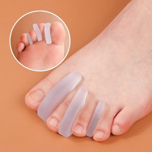 <span class=keywords><strong>Orthèse</strong></span> pour <span class=keywords><strong>Hallux</strong></span> <span class=keywords><strong>Valgus</strong></span>, Séparateur d'orteil en SEBS souple et invisible, pour jour et nuit, Manchons d'orteil en gel, Protège-arthrose du <span class=keywords><strong>hallux</strong></span> <span class=keywords><strong>valgus</strong></span> - Product Image 2