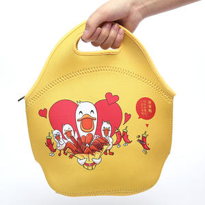 Sac Isotherme de Luxe Grande Capacité en Néoprène pour Déjeuner et Pique-nique, Imperméable, Portable, Fermeture Éclair Transfrontalière, Vente en Gros - Product Image 4