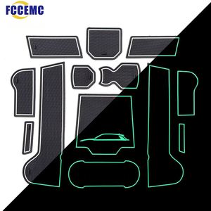 Fccemc tappetino antiscivolo per Slot per cancello per <span class=keywords><strong>VOLKSWAGEN</strong></span> <span class=keywords><strong>T</strong></span>-<span class=keywords><strong>ROC</strong></span> <span class=keywords><strong>accessori</strong></span> sottobicchiere in gomma decorativo per interni adesivo per auto tappetino antiscivolo - Product Image 6