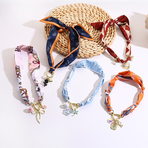 2025 collana morbida Bandana con cuore placcato in oro ciondolo da sole per donne e ragazze gioielli impilabili - Product Image 1