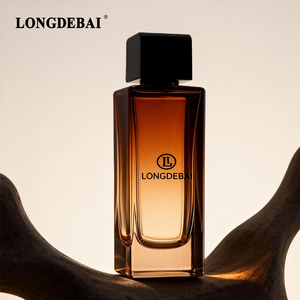 Custom Luxury Empty 100Ml square <b>Perfume</b> <b>Bottle</b> Long Glass <b>Perfume</b> <b>Bottle</b> Crimp Spray <b>Perfume</b> <b>Bottle</b> With Magnetic Cap - Product Image 3