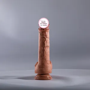 Ecenia <span class=keywords><strong>Gode</strong></span> réaliste en silicone - 411g, texture peau réaliste, Muneca Realista Persona, ventouse, jouet pour adultes pour femmes - Product Image 2