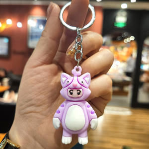 Cartera de silicona para mujer juguetes 3D llavero promocional goma plástico pulsera bolsa decoración regalo para niñas - Product Image 3