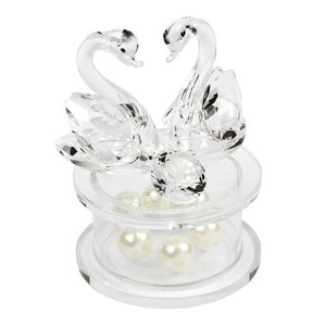 Cigni di Vetro: Eleganti Decorazioni in Cristallo (Scatola Non Inclusa) - Product Image 1
