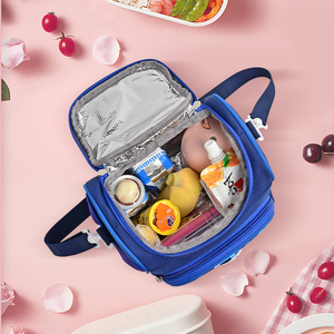 <span class=keywords><strong>Sac</strong></span> à lunch souple Oxford isolé et durable pour enfants avec fermeture à glissière, portable étanche pour l'école et le <span class=keywords><strong>pique</strong></span>-<span class=keywords><strong>nique</strong></span> - Product Image 5