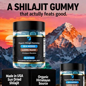 Gomitas de Shilajit Orgánico de Fábrica, Gomitas de Hongo Melena de León, Mayor Resistencia y Energía, Energiza tu Mente y Cuerpo - Product Image 3