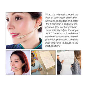 Microphone Condensateur BHA H01 pour Casque, Micro Invisible à Crochet d'Oreille Couleur Chair, Utilisation avec Bodypack, Prix de Gros Usine (12 ans d'expérience), OEM CE FC - Product Image 4