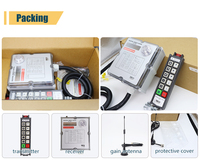 Remote Nirkabel Industri SF-10DM Key-Lock 10-Tombol Kecepatan Ganda IP66 untuk Overhead Crane Hoist