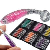 Leurre de pêche souple en PVC de 11 cm, imitation insecte multi-jambes, leurre bionique souple pour la pêche au bar, vente en gros OEM