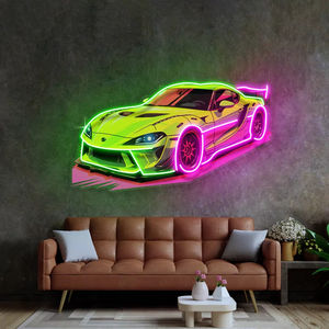 Letrero de Neón Personalizado con Estampado UV de Neón para Niños, Decoración Artística de Pared para Club de Coche, Tienda de Negocios, Regalo de Cumpleaños - Product Image 2