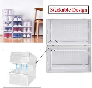 Clara al por mayor de la caja de zapatos de almacenamiento debajo de la cama armario zapato contenedores caja de almacenamiento de plástico - Product Image 5