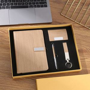 Regalos promocionales Logotipo personalizado Executive Vip Corporate Doctors Artículos de regalo médico 4 en 1 Business A5 Notebook Card Holder Set de regalo - Product Image 3