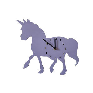 Fox Silent Clock <span class=keywords><strong>Estilo</strong></span> nórdico Hogar Péndulo Reloj Habitación DE LOS NIÑOS Decoración de pared de madera - Product Image 6