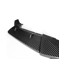 Divisor de Labio Delantero Estilo MT de 4 Piezas para M5 F90 Pre-Facelift 2017-2020, Juego de Acentos de Fibra de Carbono Seca Preimpregnada en Autoclave con Molde Metálico