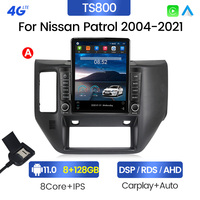 MEKEDE Android 15 Stereo Mobil untuk Nissan Patrol 2011-2015 2din Android GPS BT Stereo AM FM Kamera 360 Video Mobil