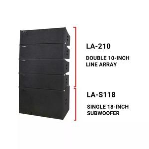 Double haut-parleur professionnel 10 pouces, personnalisé en usine, système de son DJ, gamme de lignes actives - Product Image 6