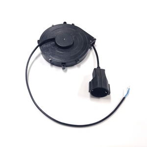 Câble rétractable de 3 m de long, petite capacité, prise femelle EU 2 broches vers extrémité dénudée, câble d'alimentation à ressort, enrouleur de câble à rembobinage automatique - Product Image 5