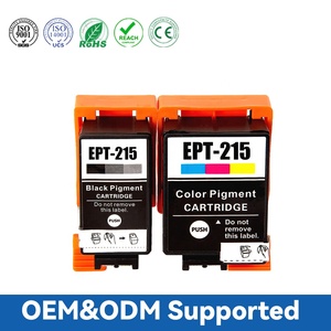 <span class=keywords><strong>Cartouche</strong></span> d'encre compatible de qualité supérieure INK-TANK EPT <span class=keywords><strong>215</strong></span> T215 T2151 T2160 pour imprimante <span class=keywords><strong>Epson</strong></span> WorkForce WF-100W WF-100 - Product Image 1