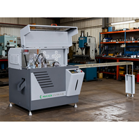 Scie à découper CNC - Découpe de connecteurs d'angle de fenêtre en aluminium à haute efficacité (comptage automatique + mémoire de panne de courant)