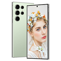 Vente en gros du smartphone Android S24 Ultra 5G avec appareil photo 108MP, écran OLED 120Hz, prise en charge du français et de l'anglais, LTE/CDMA