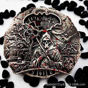 Nouveau luxe Double face en relief Dragon <span class=keywords><strong>Roulette</strong></span> D4 D12 D8 D10 D6 D20 RPG dés métal Fidget Spinner mdn dés avec boîte gratuite - Product Image 5