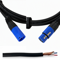 Câble de microphone XLR mâle-femelle OEM CH-R041 avec blindage spiralé, gaine en PVC, conducteur en cuivre sans oxygène