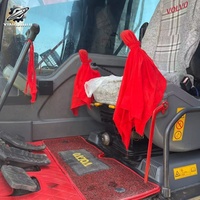 En stock, excavatrice sur chenilles VOLVO EC140 d'occasion avec moteur d'origine, 14 tonnes, excavatrice de construction moyenne, prix bas, bon état