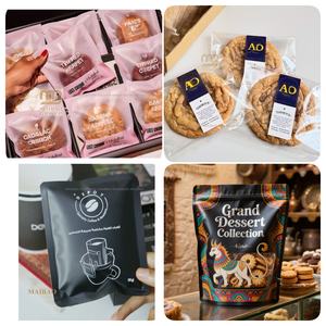 Bolsas termosellables de grado alimenticio personalizadas, bolsas de plástico laminado para galletas, dulces, maní, barra de Chocolate, envoltorio de <span class=keywords><strong>turrón</strong></span>, bolsa de embalaje - Product Image 2