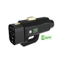 Adaptateur CCS2 vers GBT 400A, chargeur DC pour véhicules électriques 400 kW, convertisseur compatible avec la mise à niveau à distance OTA et le contrôle par application pour les véhicules électriques chinois BYD, NIO, Tesla