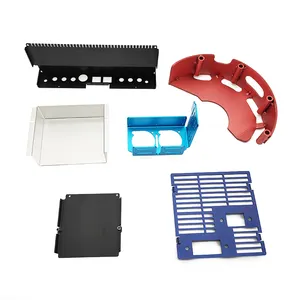 Factory OEM Laser Cutting Service Customized Bending Welding Holder Color Anodized Aluminum Alloy Metal Parts Fabrication