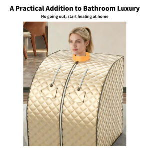 <span class=keywords><strong>กล่อง</strong></span>ซาวน่าอินฟราเรดแบบพกพา YEETE - ดีไซน์พับได้พร้อมหน้าต่างกระจกและรับประกัน 1 ปีสำหรับใช้ในบ้าน - Product Image 2