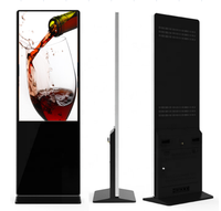 Kiosque intérieur sur pied de 50 pouces, système Android/PC, écran tactile capacitif de 2 mm, écran LCD IP65, animation, magasin de détail, aéroport, centre commercial