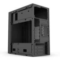 Boîtier d'ordinateur de jeu personnalisable OEM Mid Tower, châssis PC MicroATX, bande lumineuse ARGB synchronisée, panneau frontal unique