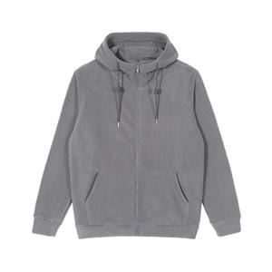 Felpa da Uomo Invernale Oversize in Pile Polare da 300 g/m² con Logo Personalizzato 100% Poliestere Collo Alto e Chiusura a Zip - Product Image 6