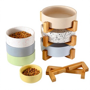 Grenzüberschreitende 7-Zoll Cartoon-Keramikschale für Katzen, rund, Großhandel für Anpassung, Chaozhou Guangdong, Tierfütterung - Product Image 1