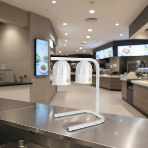 Lámpara de Calor con Doble Bombilla Plateada - Product Image 6