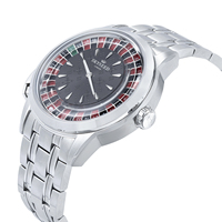 Montre-bracelet mécanique de luxe pour homme avec logo personnalisé, roue de roulette de casino, lumineuse, étanche, montres de jeu en stock