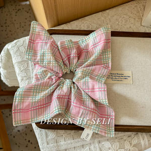 YANYE nueva llegada Gran Marca Diseño Original de encaje Rosa Anne Rose chica bufanda cuadrada tela lazos para el cabello bandas <span class=keywords><strong>Scrunchies</strong></span> - Product Image 2